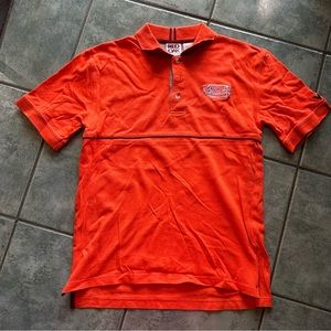 Men’s Bright Orange Virginia Tech Short Sleeve Polo T-shirt